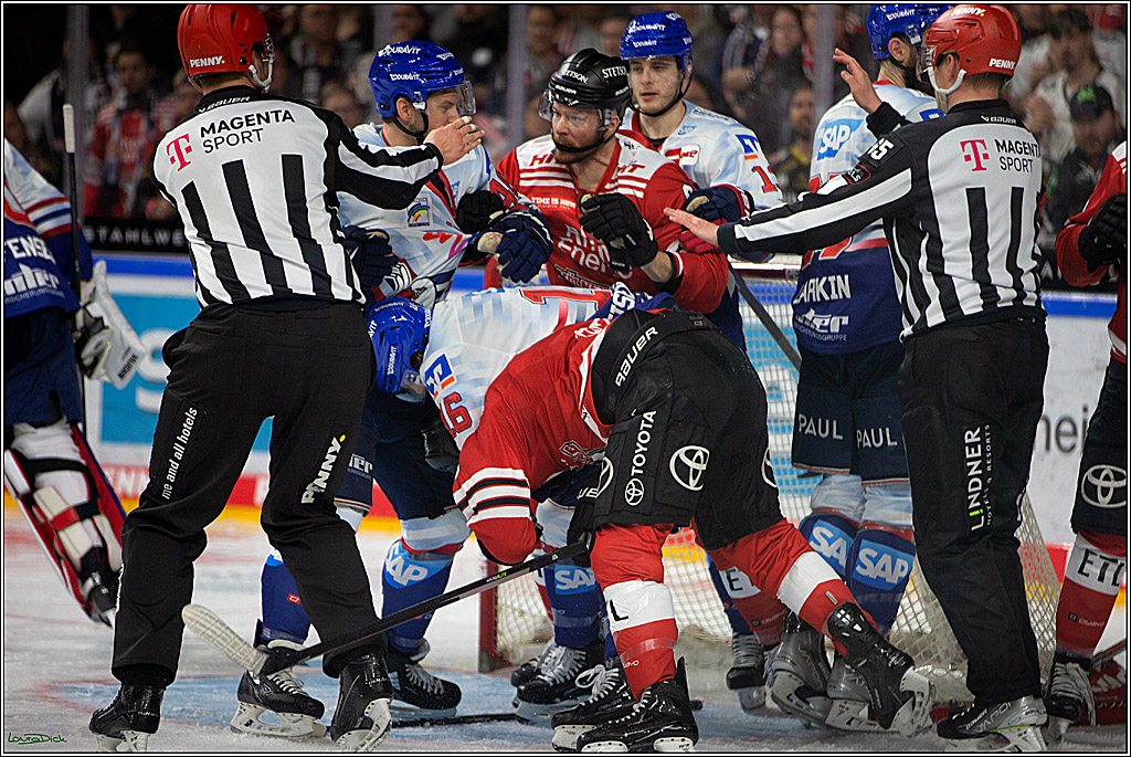 PENNY DEL; Koelner Haie-Adler Mannheim; Koeln, 21.03.2023